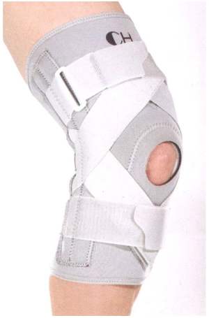 NKN 62 Kifidis-Chf Neopren Ligament Destekli Dizlik Gri-Lacivert - SML