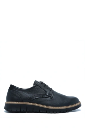 35602 Ara Shoes Leandro Erkek Deri Ayakkabı-BASIC BLACK - 01BB - 41