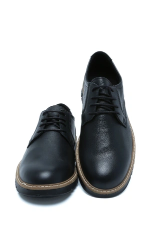 35602 Ara Shoes Leandro Erkek Deri Ayakkabı-BASIC BLACK - 01BB - 41