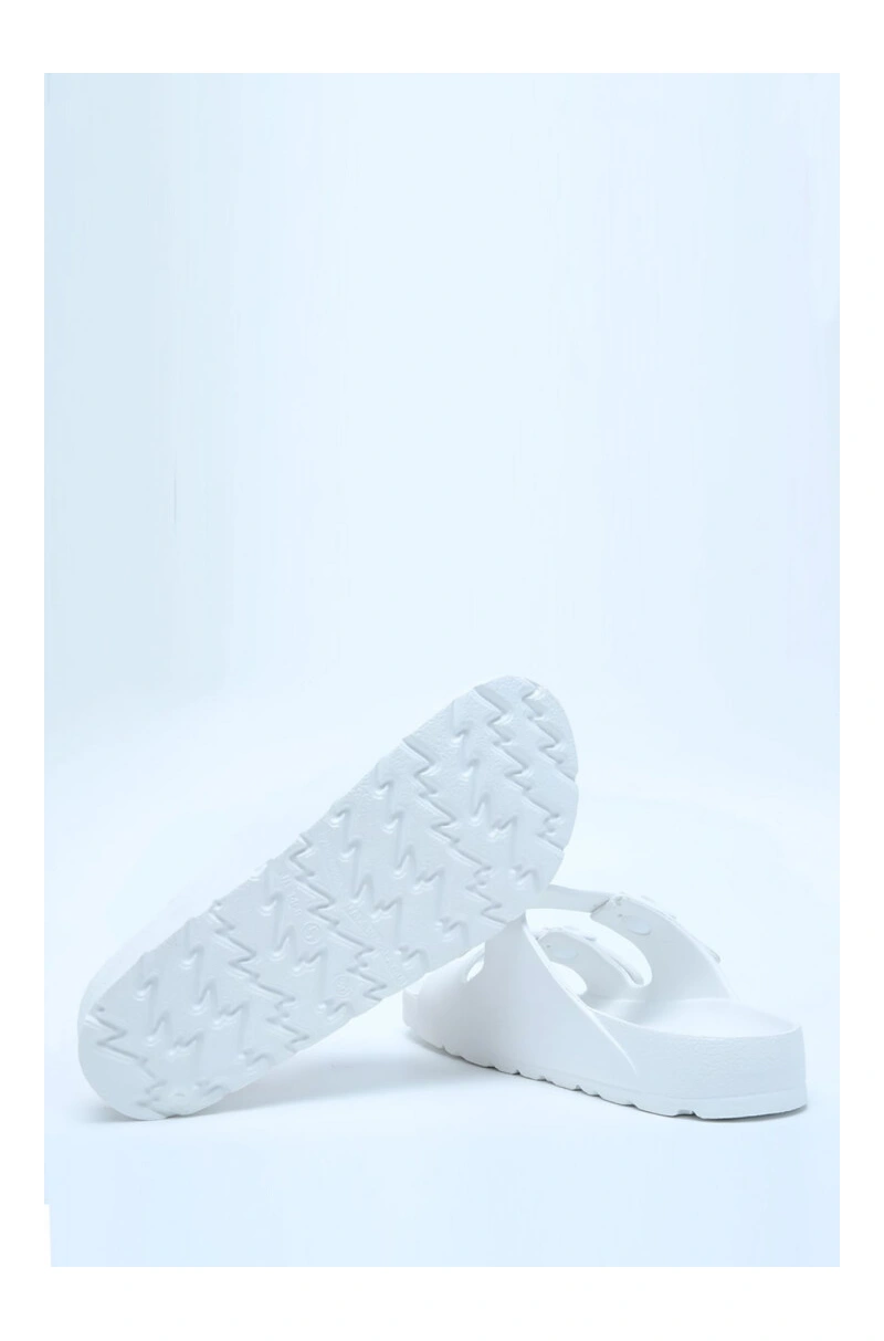 AQ1468 Kifidis Aqua Unisex Plaj Terliği-Beyaz/White - 44