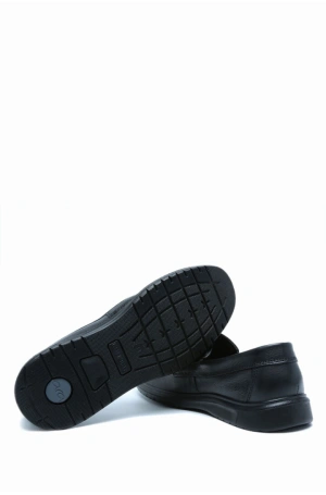 35701 Ara Shoes Lauro Erkek Deri Ayakkabı - BASIC BLACK - 01BB - 40