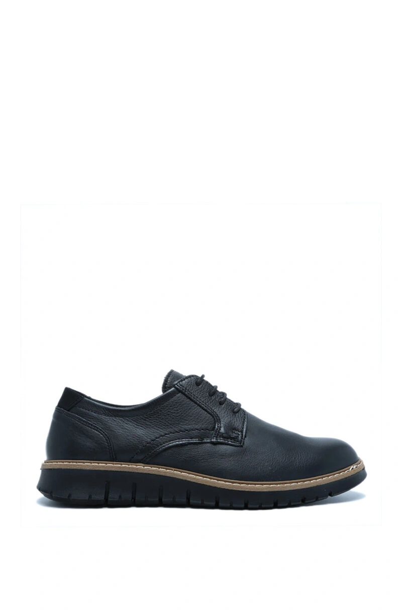 35602 Ara Shoes Leandro Erkek Deri Ayakkabı-BASIC BLACK - 01BB