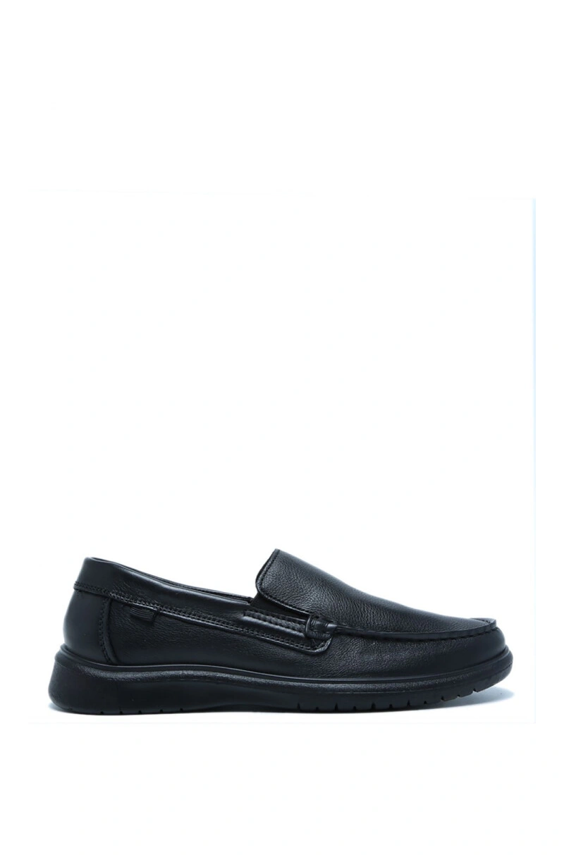 35701 Ara Shoes Lauro Erkek Deri Ayakkabı - BASIC BLACK - 01BB - 42