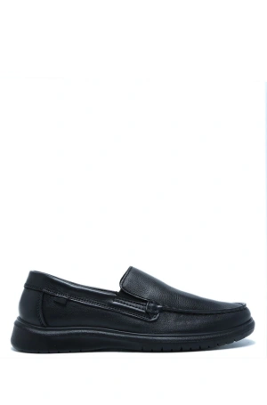 35701 Ara Shoes Lauro Erkek Deri Ayakkabı - BASIC BLACK - 01BB - 40