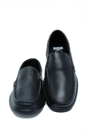 35701 Ara Shoes Lauro Erkek Deri Ayakkabı - BASIC BLACK - 01BB - 42